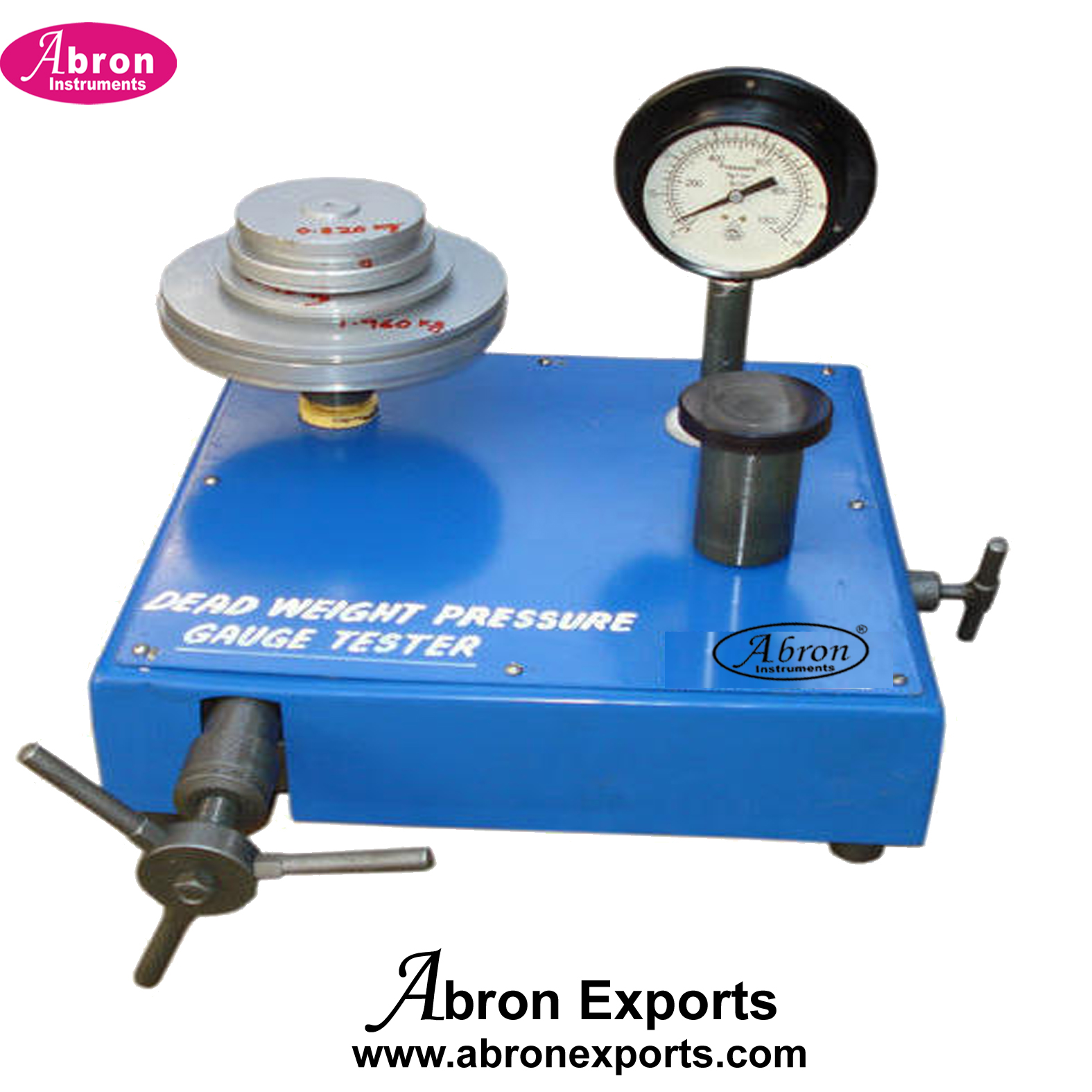 Mechenical lab dead weight pressure gauge tester new Abron AE-8401DWT 